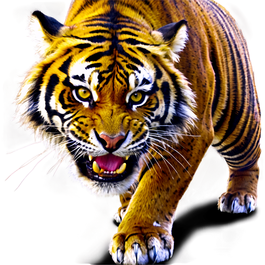 Tiger In Primal Wrath Png Alv43