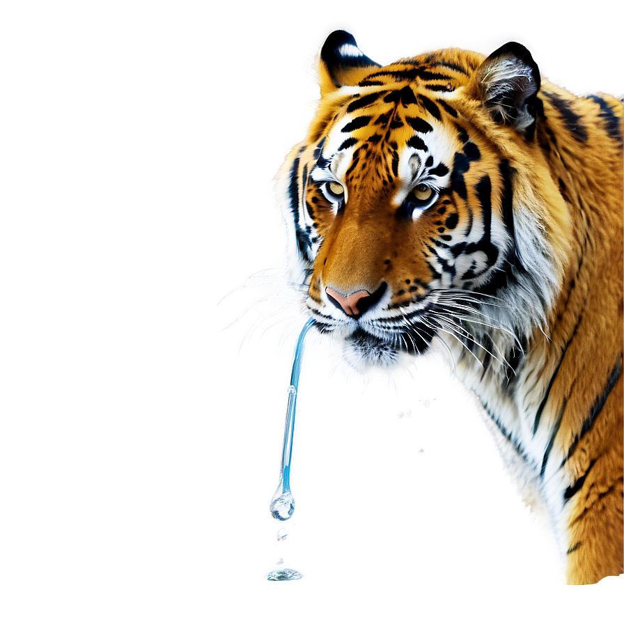 Tiger In Water Png Xoi