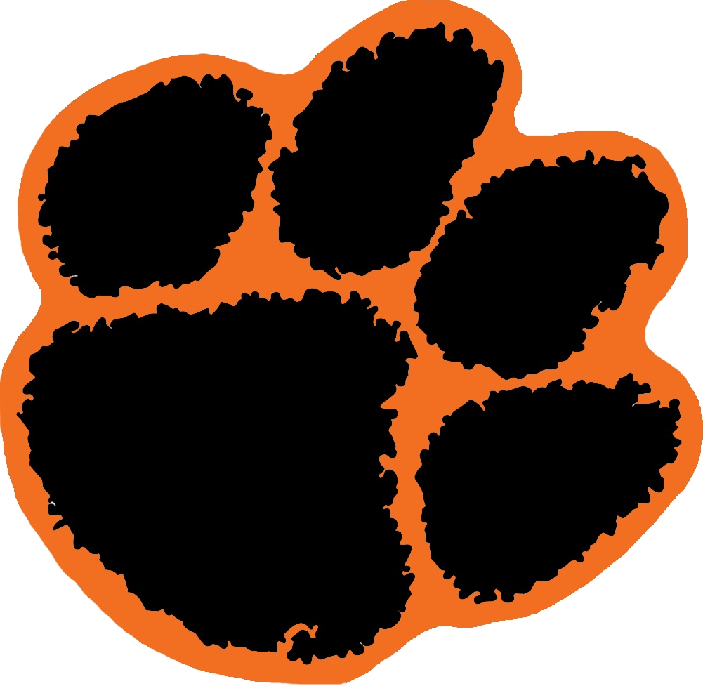 Tiger Paw Print Graphic