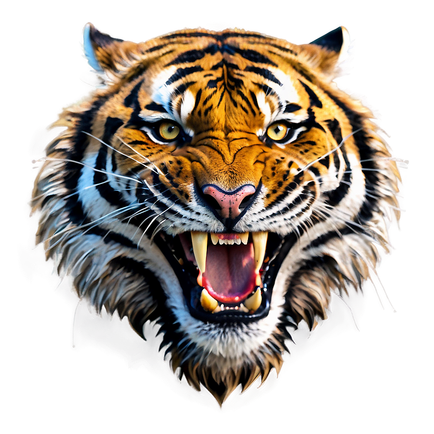 Tiger's Dominant Rage Png 06252024