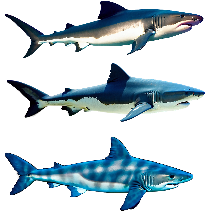 Tiger Shark Species Comparison Png Nap