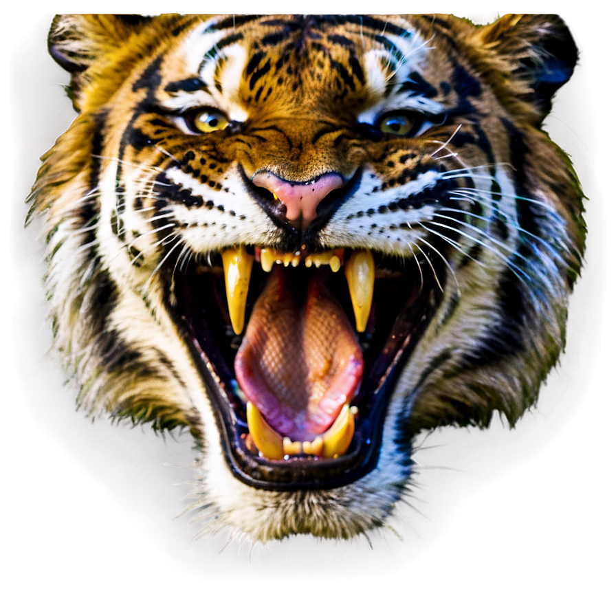 Tiger Showing Teeth Png Mgs47