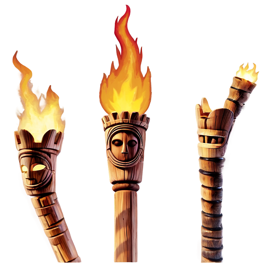 Tiki Torches Png Bkq