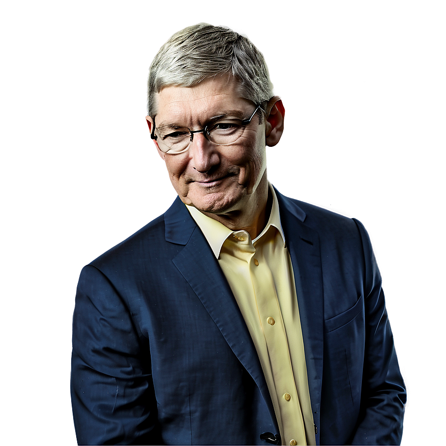 Tim Cook Portrait Png 06252024