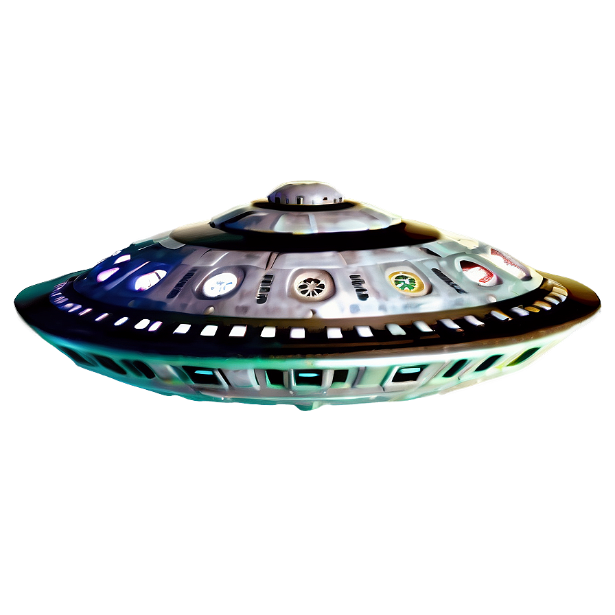 Time-traveling Flying Saucer Png 06202024