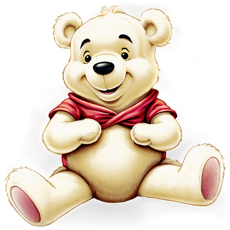 Timeless Pooh Bear Friendship Png Mlw11