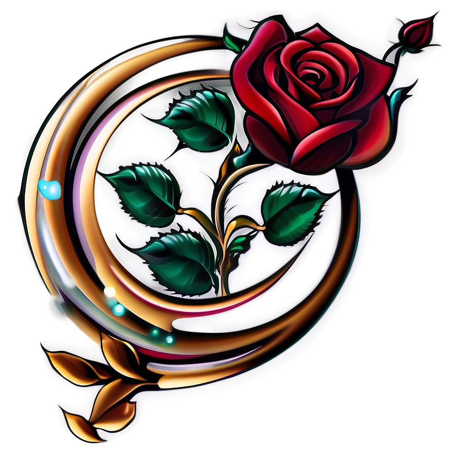 Timeless Rose Tattoo Idea Png Wvb