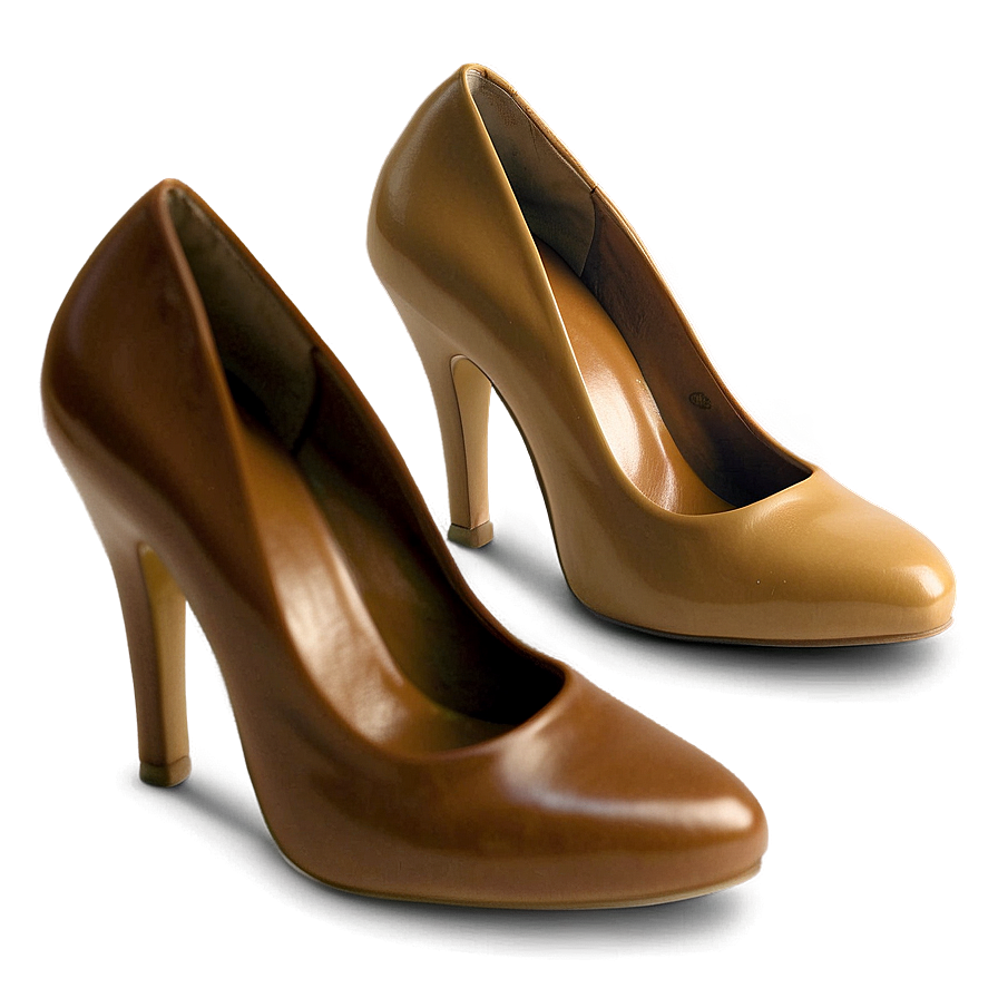 Timeless Tan Heels PNG pul PNG with transparent background