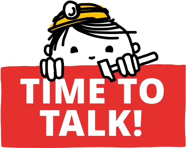 Timeto Talk Cartoon Character PNG with transparent background