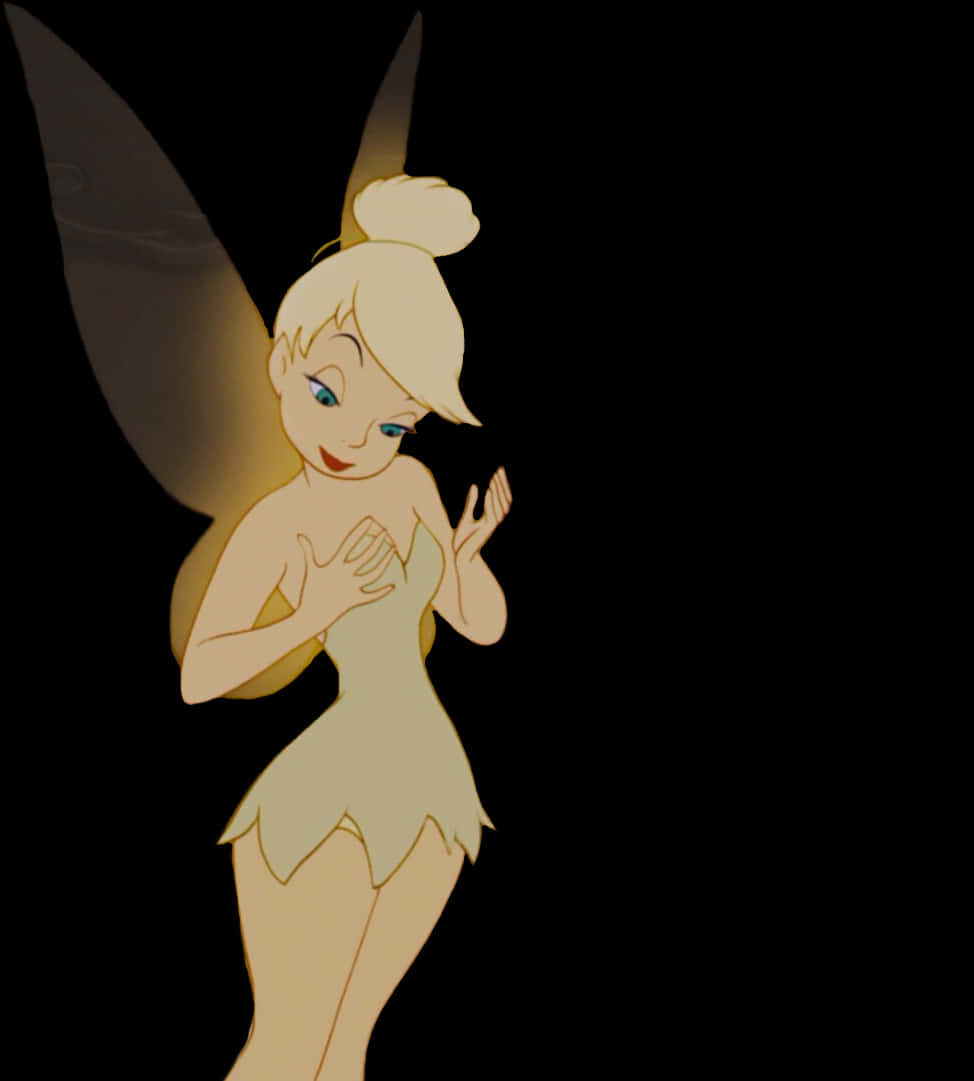 Tinkerbell Classic Pose PNG with transparent background