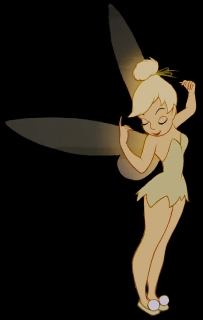 Tinkerbell Classic Pose PNG with transparent background