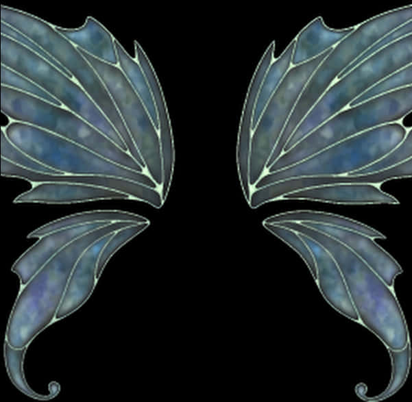 Tinkerbell Inspired Fairy Wings PNG with transparent background