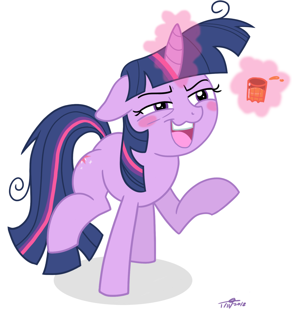 Twilight Sparkle Pinkie Pie Rainbow Dash Applejack - My Little Pony Twilight Sparkle Drunk, HD Png Download PNG with transparent background