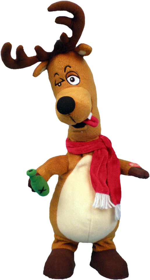 Tipsy Reindeer Plush Toy