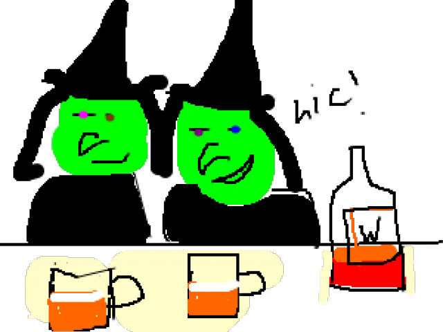 Drunk Witch Cliparts, HD Png Download PNG with transparent background