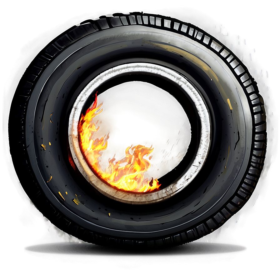 Tire Burning Png 05252024