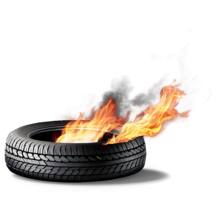 Tire Burning Png Esn