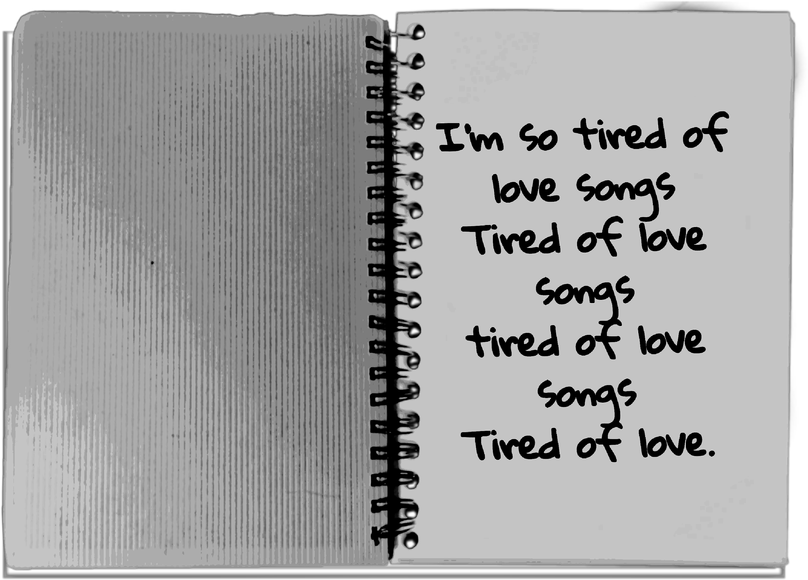 #freetoedit #imsotired #lauv #love #note #notebook, HD Png Download PNG with transparent background