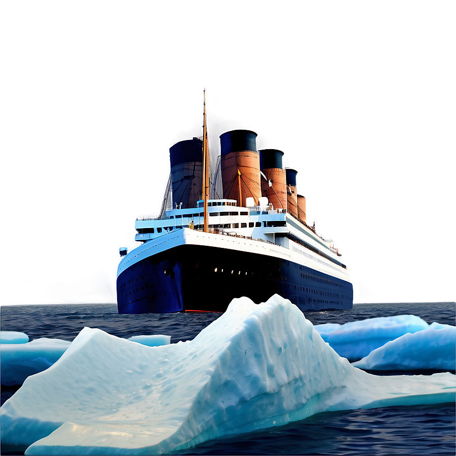 Titanic Iceberg Collision PNG hjg83 PNG with transparent background