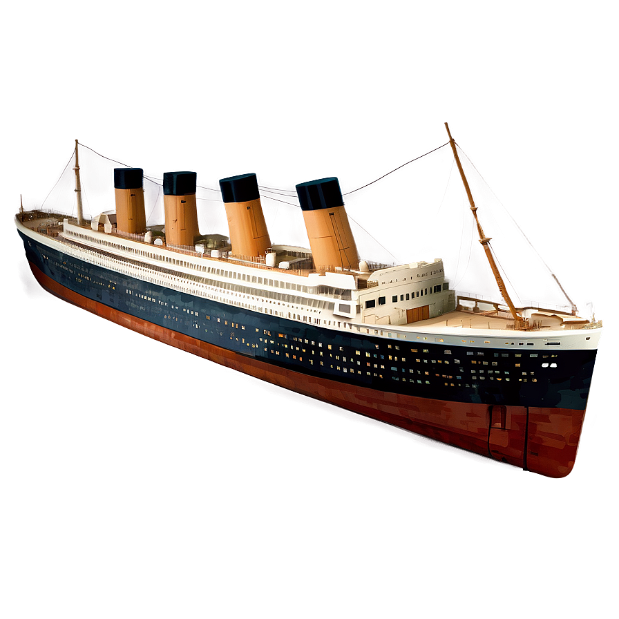 Titanic Shipwreck Art Png Jla