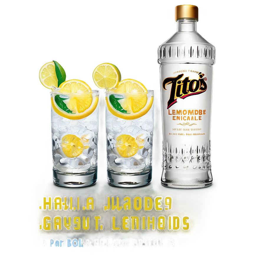 Tito's Vodka And Lemonade Png Ykm