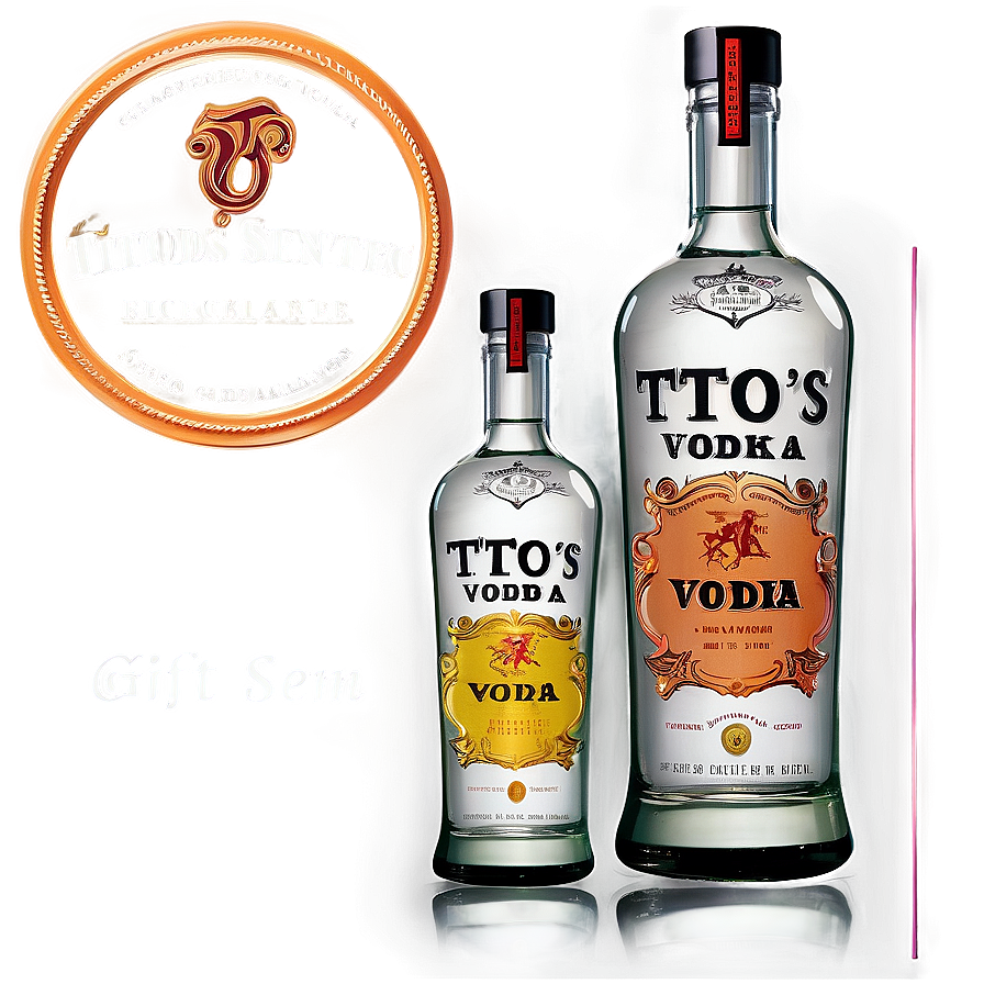 Tito's Vodka Gift Set Png Skn