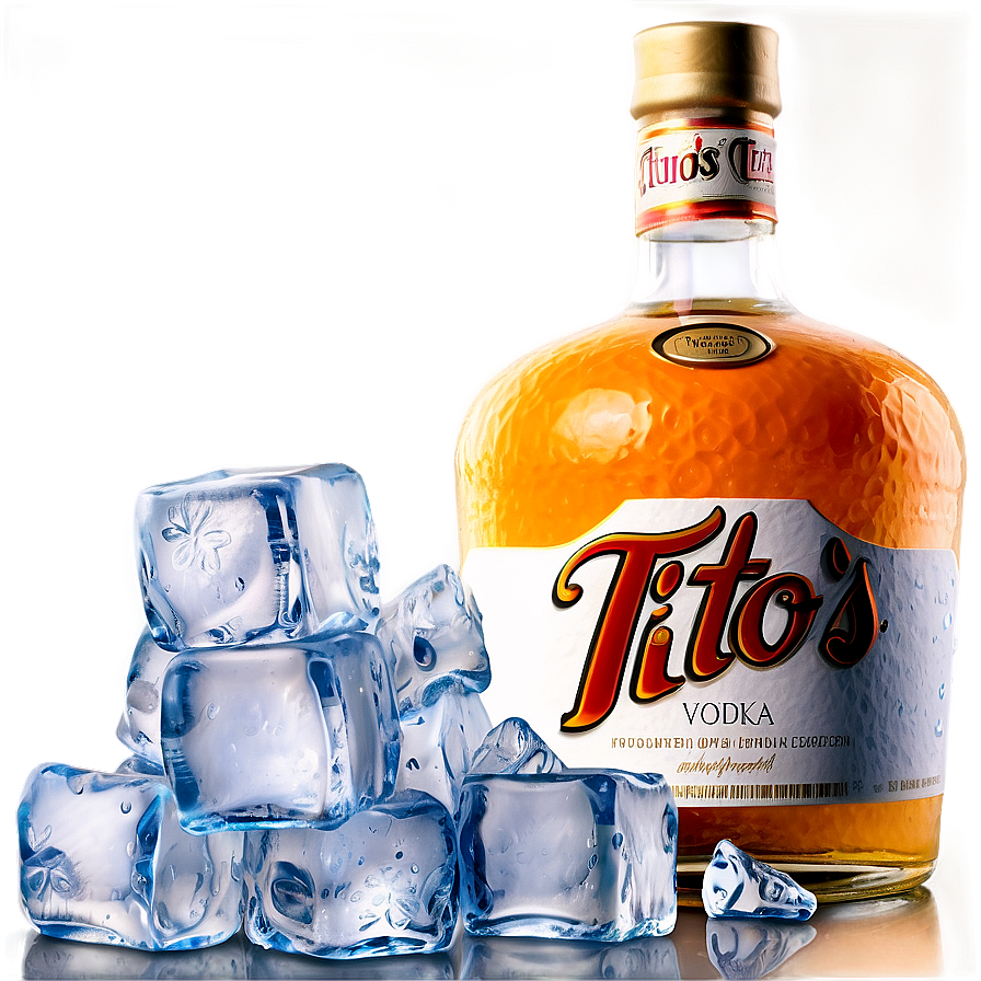 Tito's Vodka On Ice Png 80