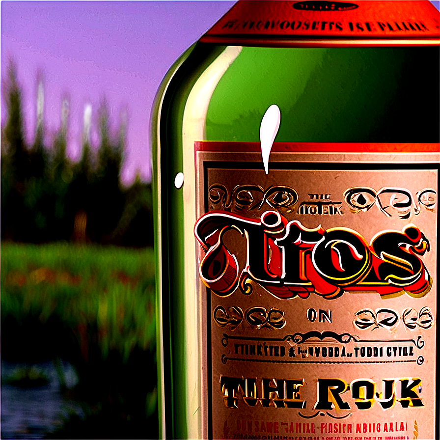 Tito's Vodka On The Rocks Png 06252024