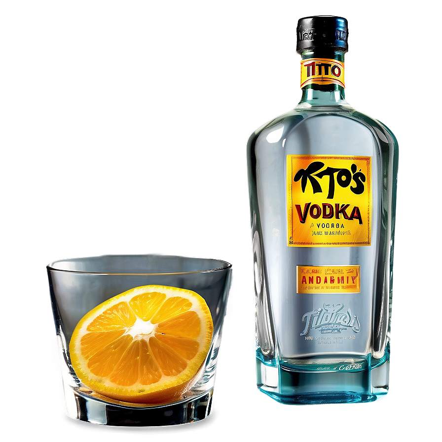 Tito's Vodka On The Rocks Png Qgi