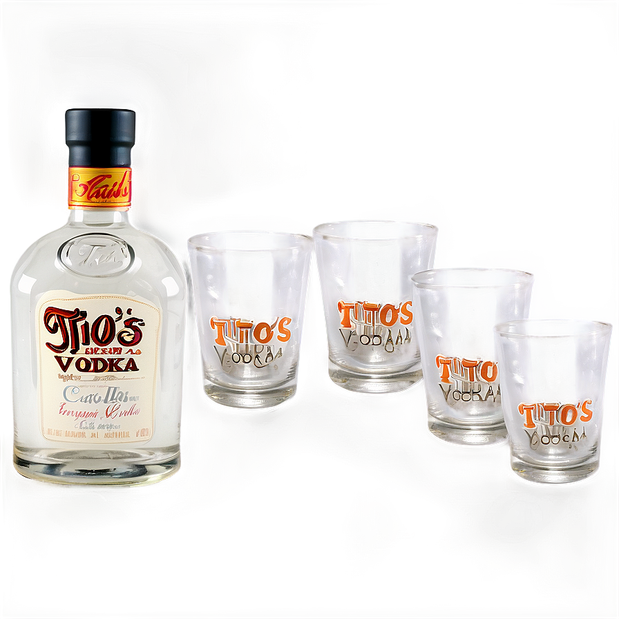 Tito's Vodka Shot Png Pqr