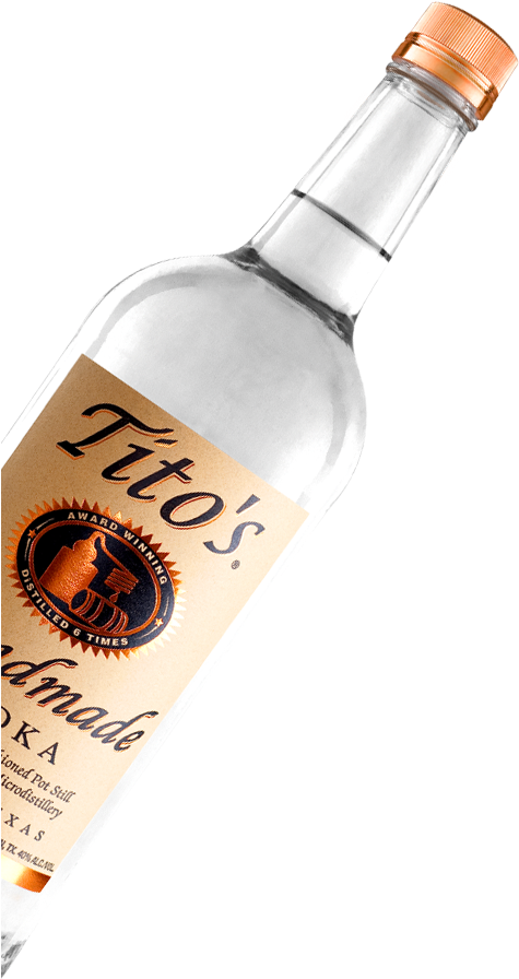 Bottle Of Tito's - Bottle Of Titos Vodka Png, Transparent Png PNG with transparent background