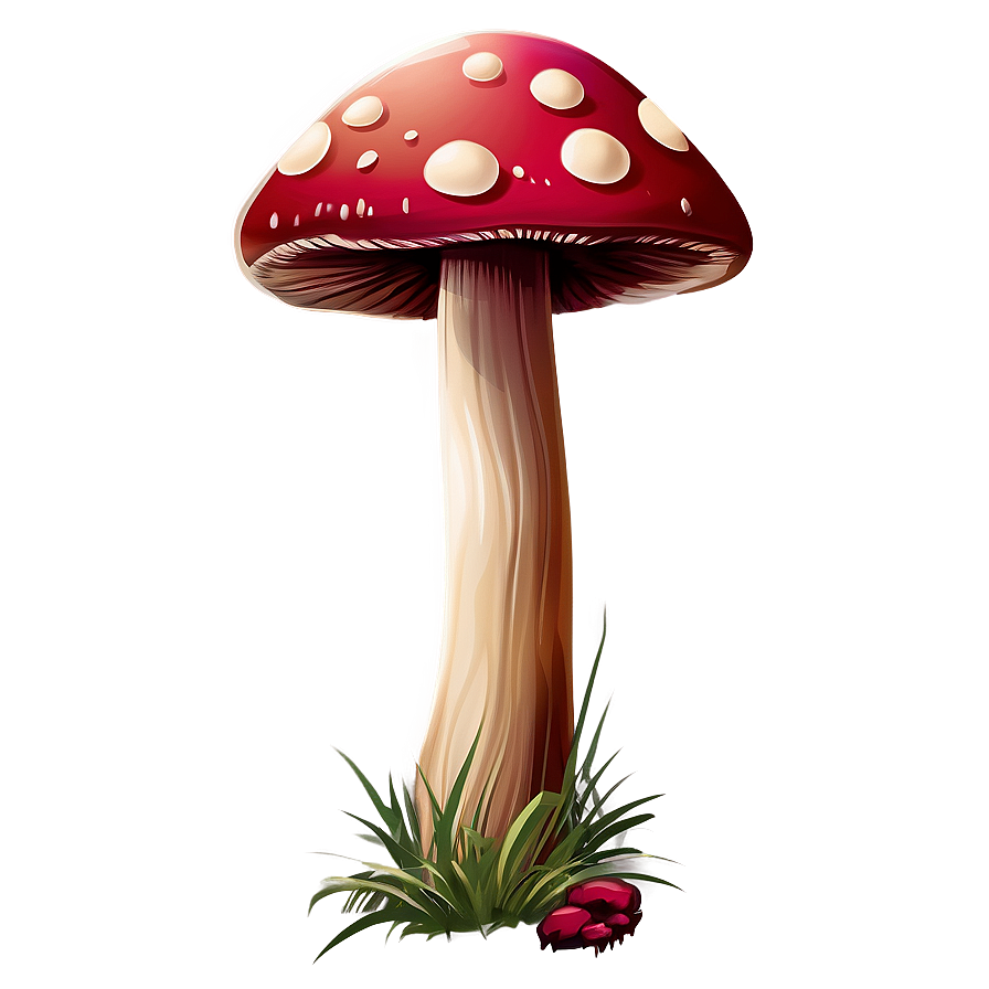 Toadstool Mushroom Cartoon Png Frh57