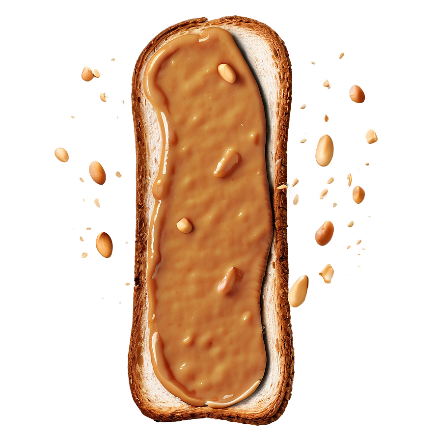 Toast With Peanut Butter Png Ihi21