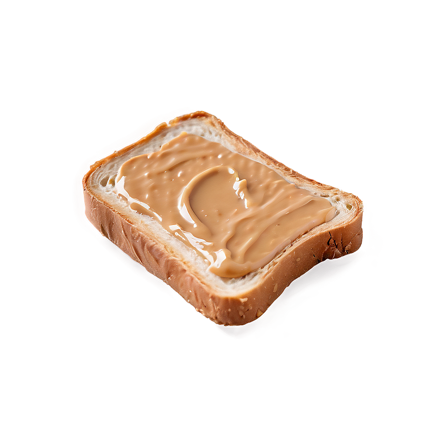 Toast With Peanut Butter Png Ufp92