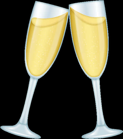 Clinking Champagne Glass Emoji, HD Png Download PNG image with a transparent background, free high-resolution download