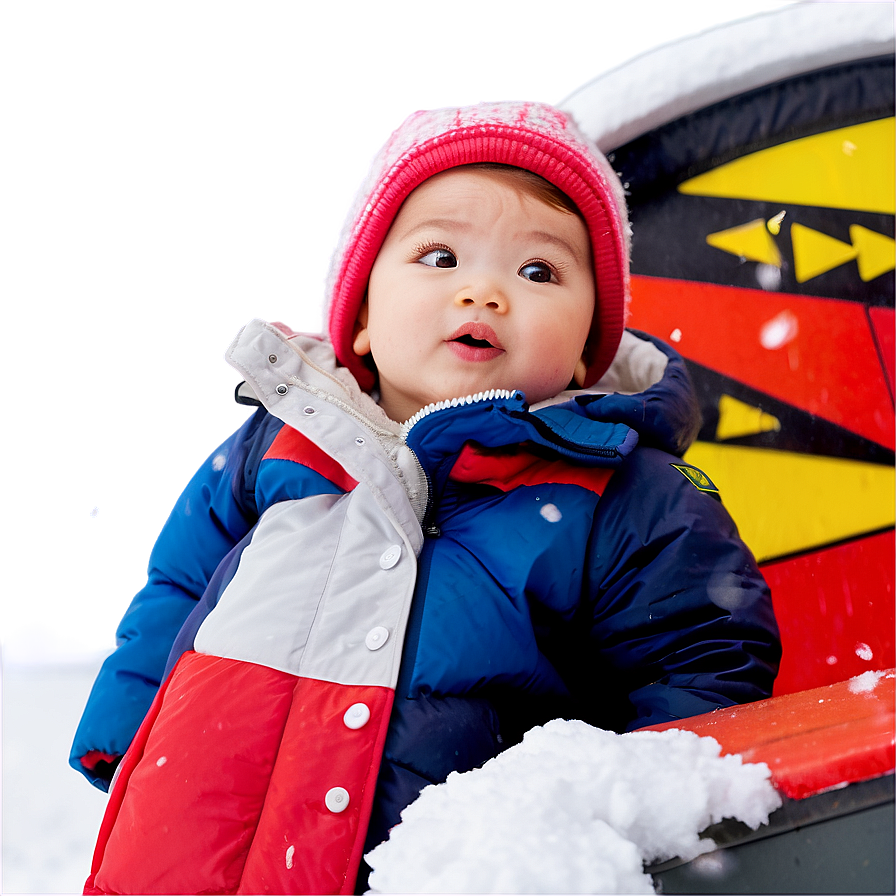Toddler in Snow PNG 31 PNG with transparent background