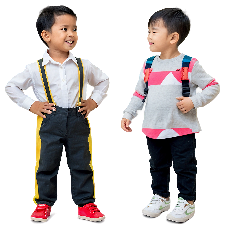 Toddler with Siblings PNG iry PNG with transparent background