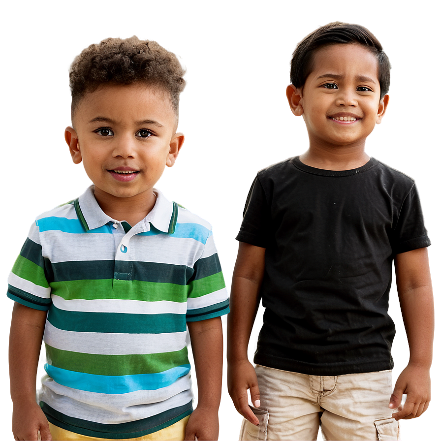 Toddler with Siblings PNG vad PNG with transparent background
