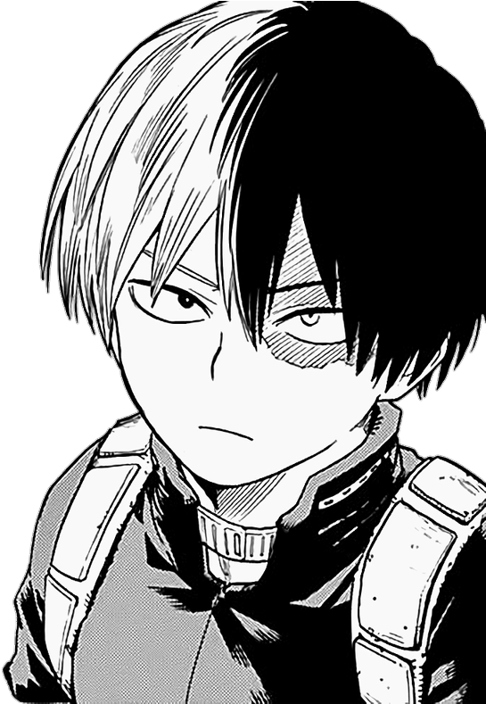 Todoroki Shoto Manga Portrait