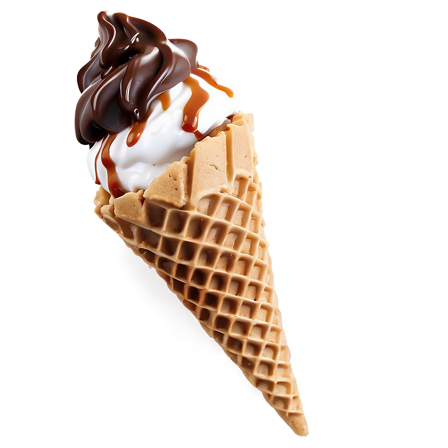 Toffee Waffle Cone Png 06282024