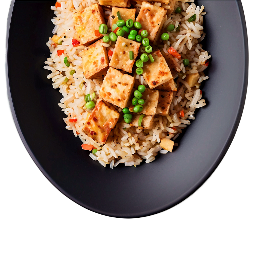 Tofu Fried Rice PNG 06262024 PNG with transparent background