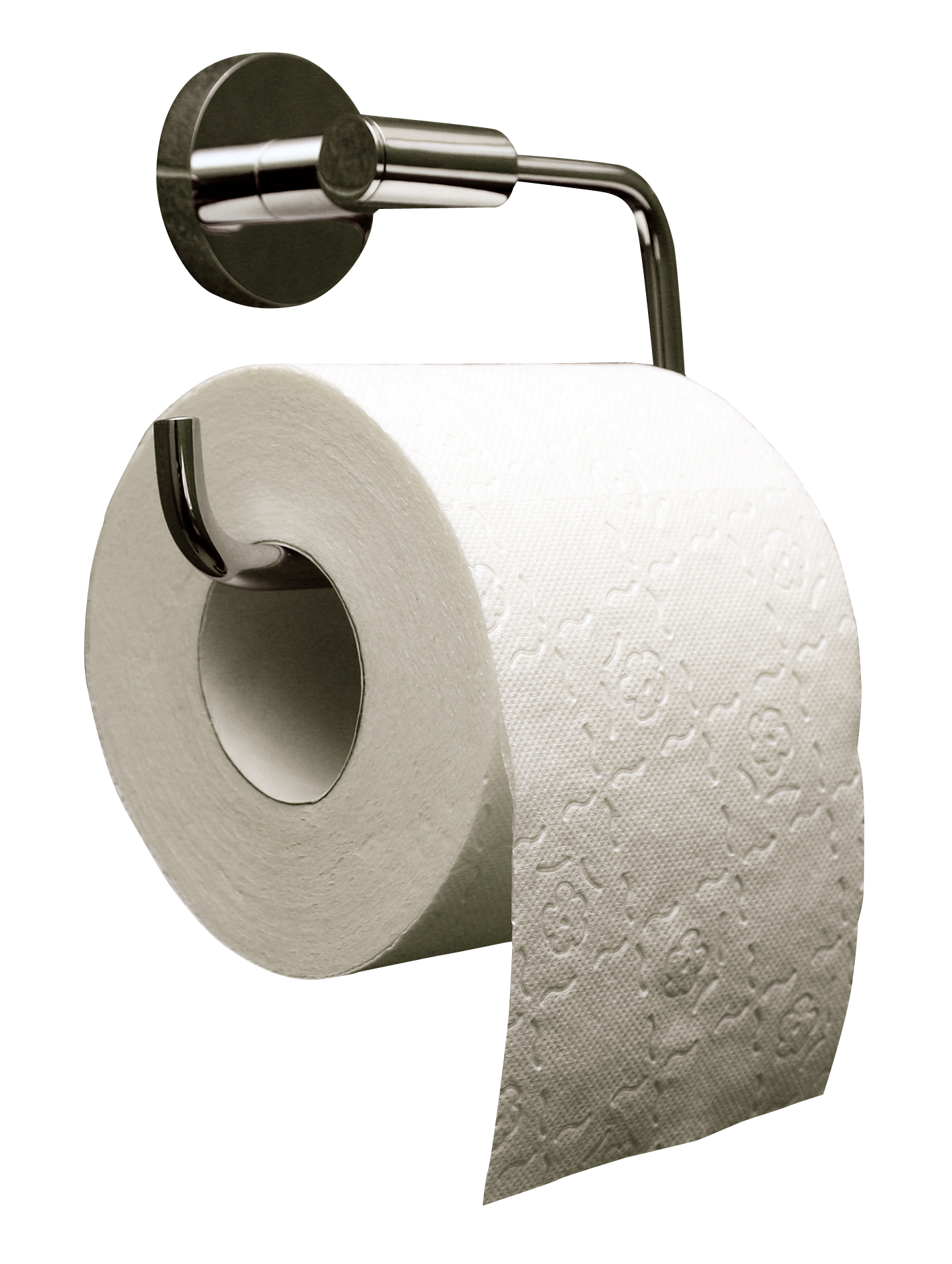 Toilet Paper Rollon Holder PNG with transparent background