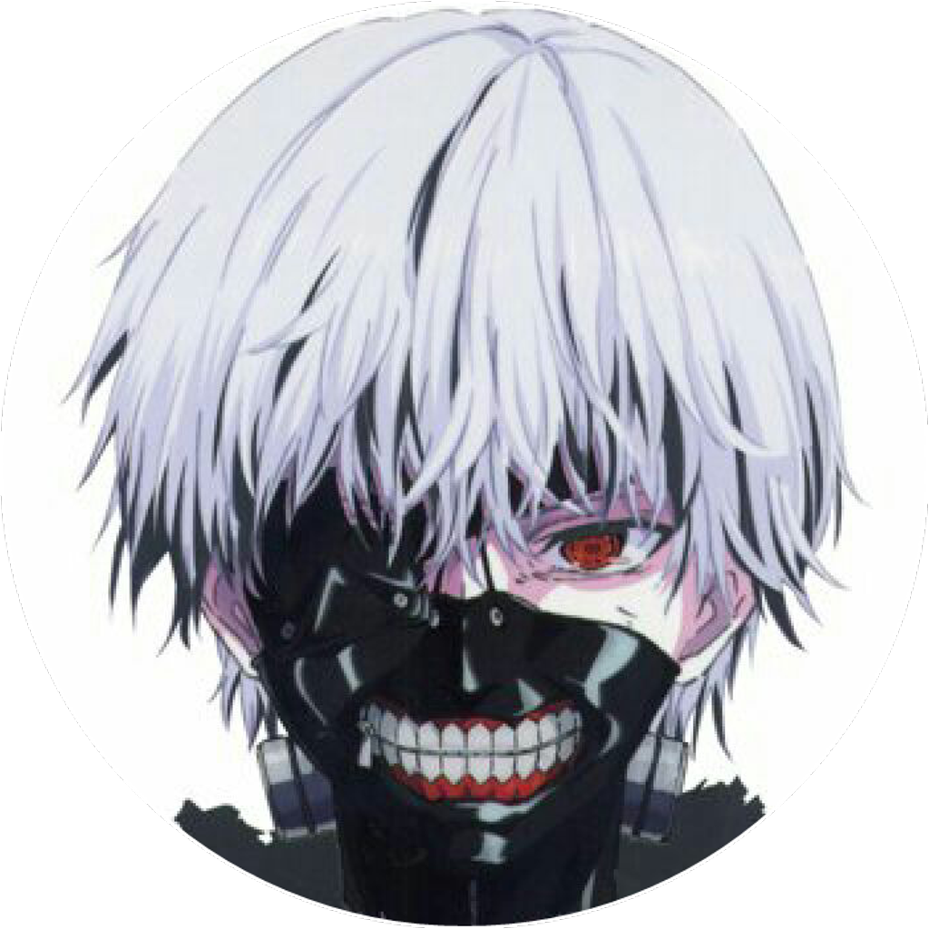 Tokyo Ghoul Anime Character PNG with transparent background