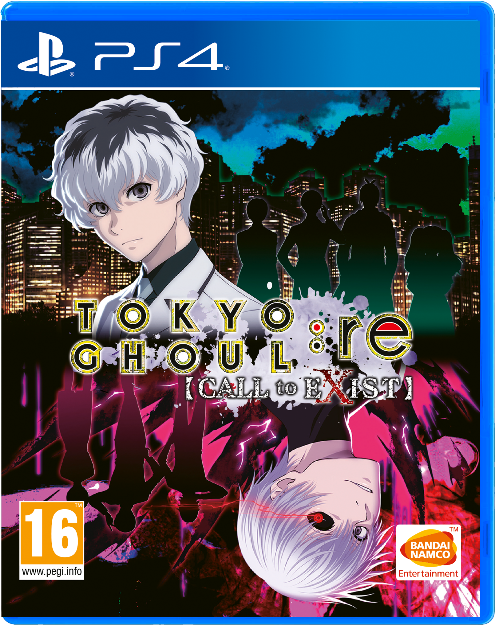 Tokyo Ghoul Callto Exist P S4 Cover Art PNG with transparent background