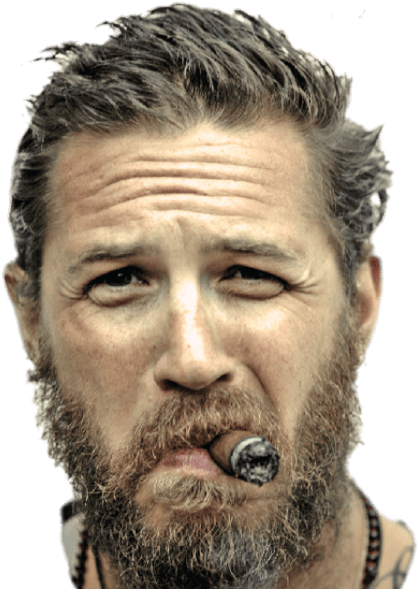 Tom Hardy Cigar - Conor Mcgregor And Tom Hardy, HD Png Download PNG with transparent background