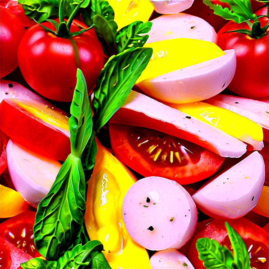 Tomato And Mozzarella Salad Png Jqj69