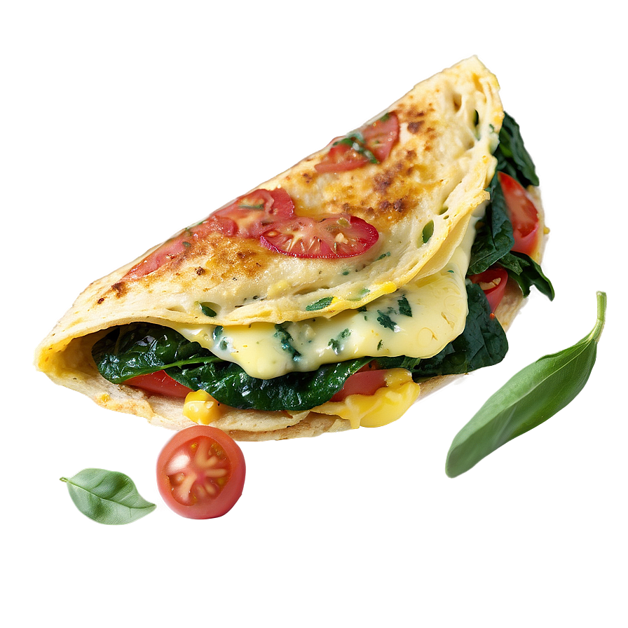 Tomato And Spinach Omelette Png 40