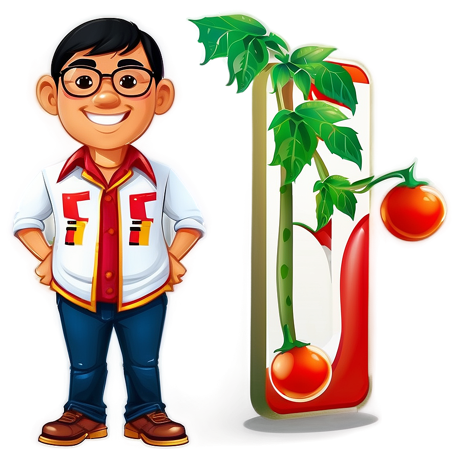 Tomato Cartoon Mascot Png 06212024