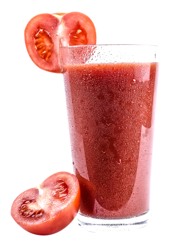 Tomato Juice Glass Fresh Drink