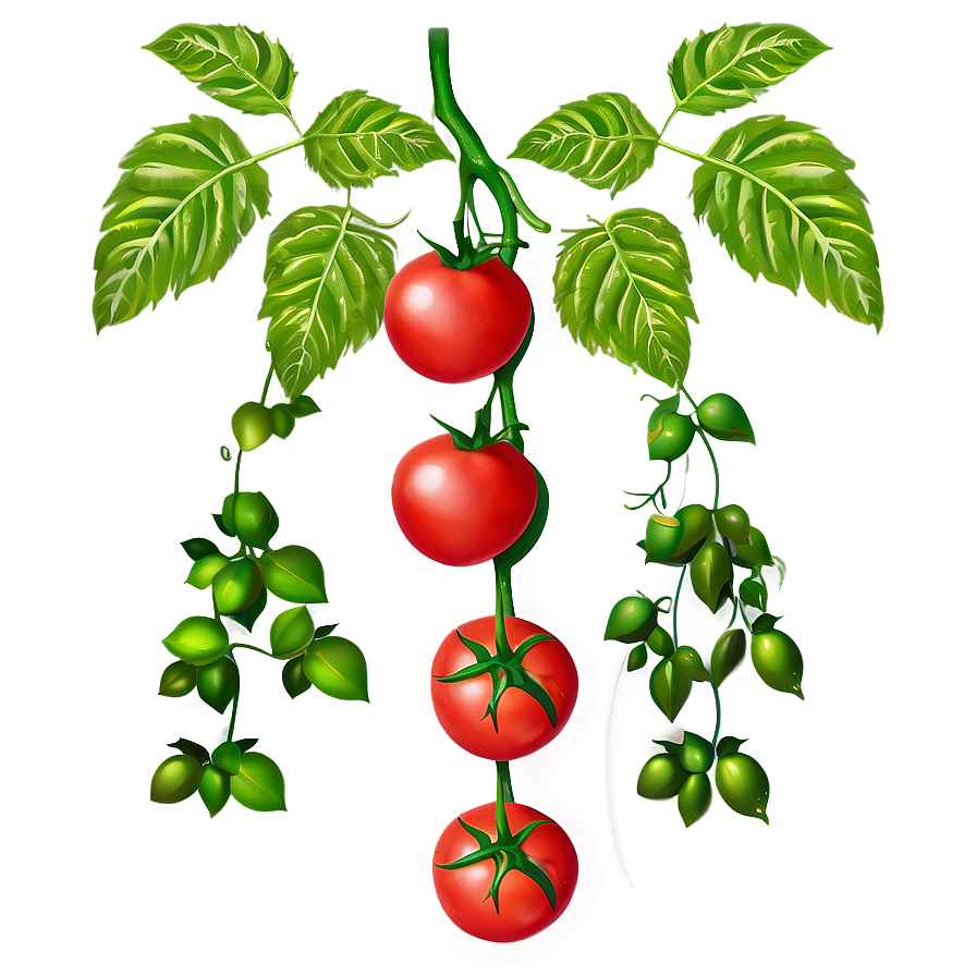 Tomato On Vine Png 94